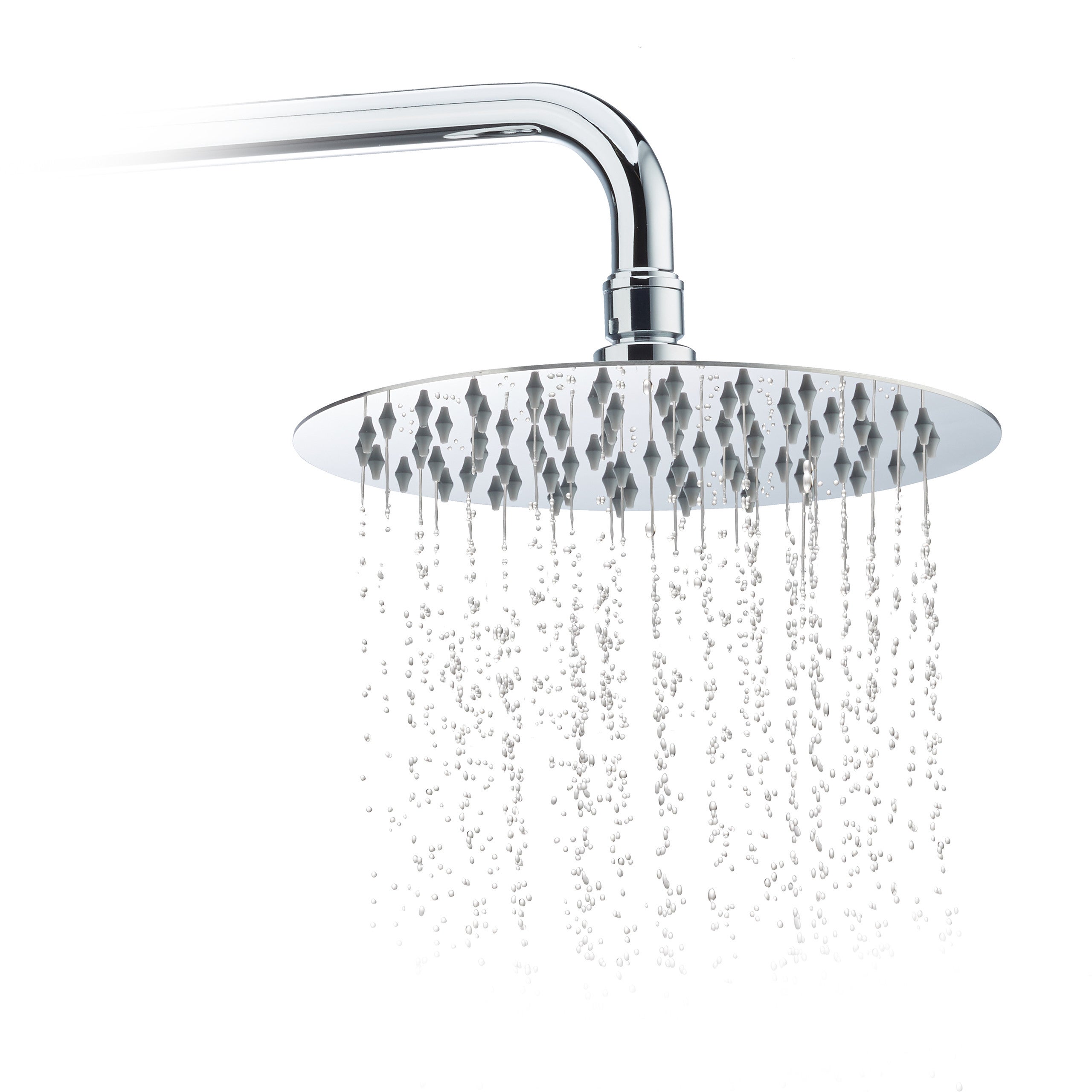 Relaxdays Pommeau De Douche Rond Pluie T Te De Douche Mm Pomme En