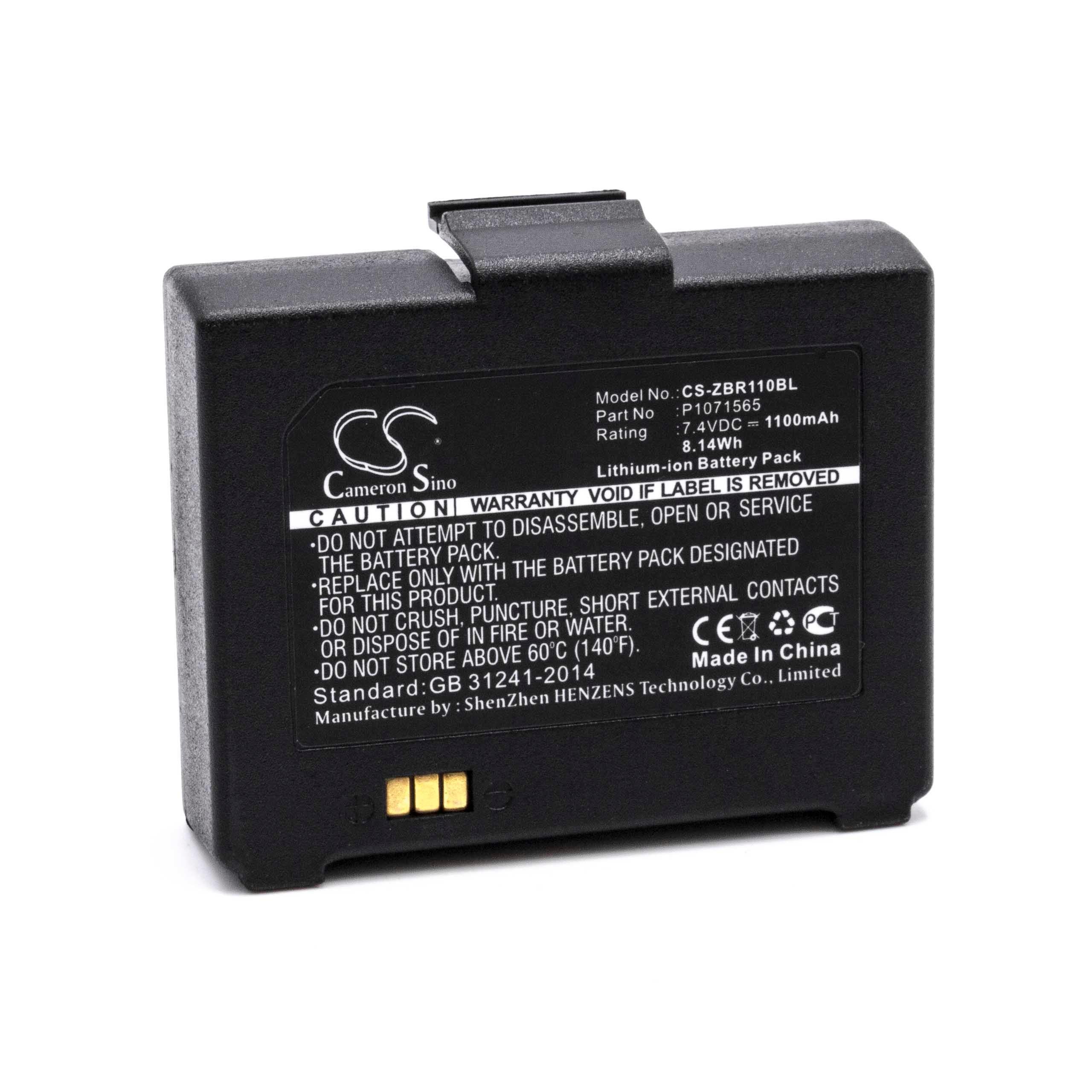 Vhbw Batterie Compatible Avec Zebra Zq Zq Zr Scanner De Code