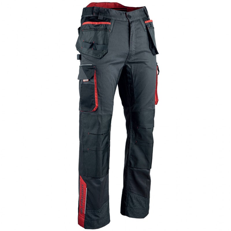 Pantalon de travail stretch avec poches genouillère 2 positions et