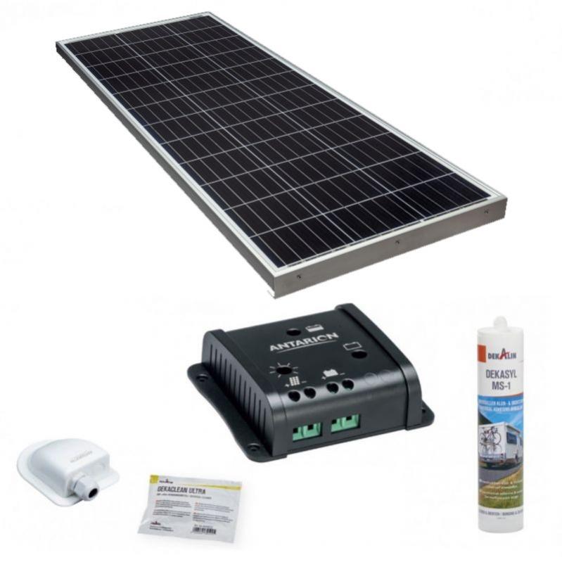 Pack ANTARION MONOCRISTALLIN SLIM 150W Panneau solaire Régulateur