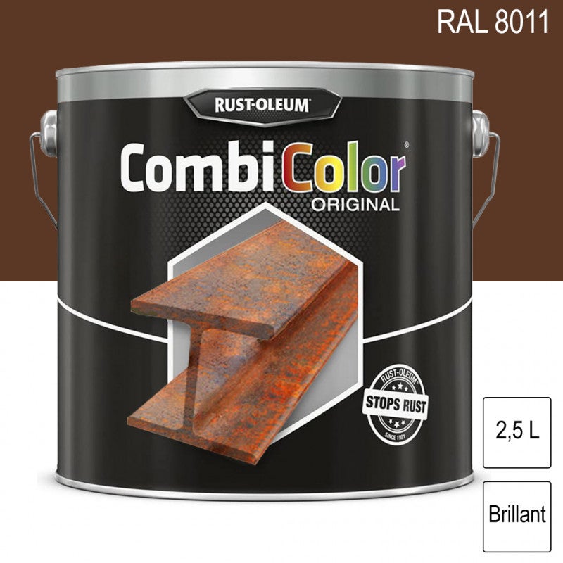 Peinture Fer Combicolor Original Ral Brun Noisette Brillant L