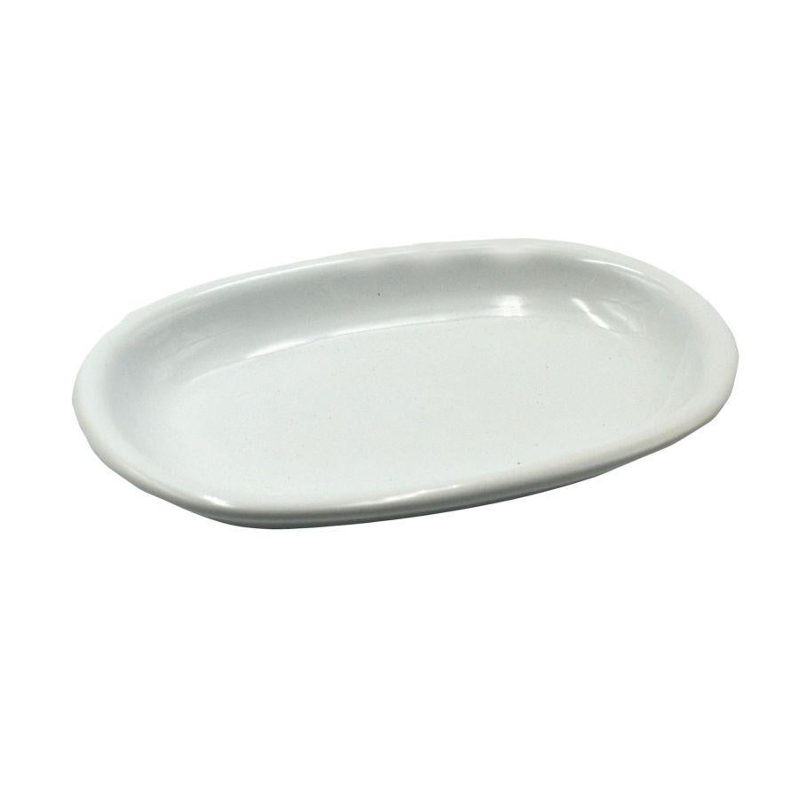 Assiette ovale blanche Roméo cm36x25h4 Leroy Merlin