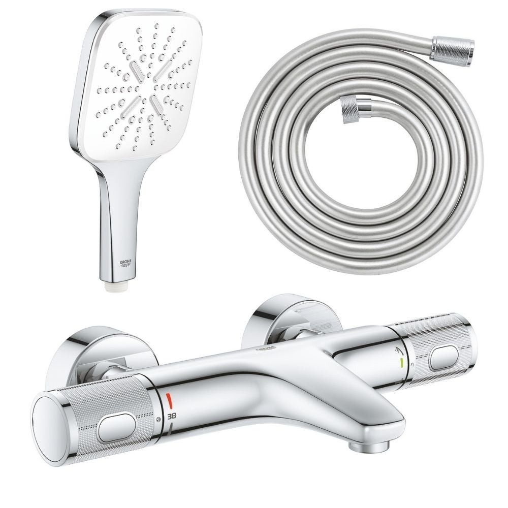 Grohe Mitigeur Bain Douche Precision Feel Avec Douchette Jets Vitalio