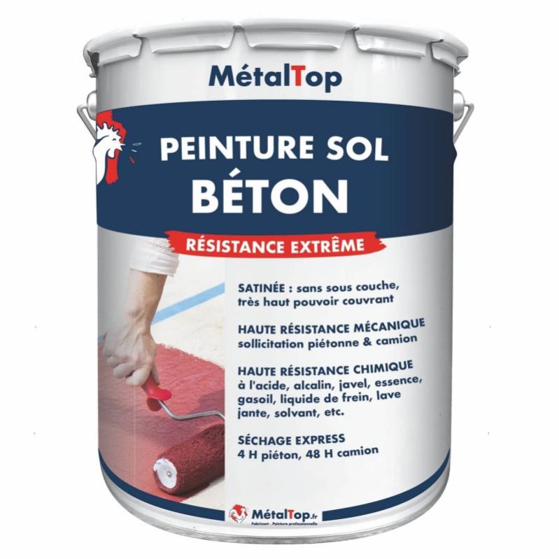 Peinture Sol Beton Metaltop Brun S Pia Ral Pot L Leroy