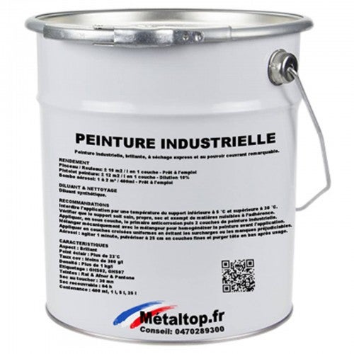 Peinture Industrielle Metaltop Rouge Oxyde Ral Pot L