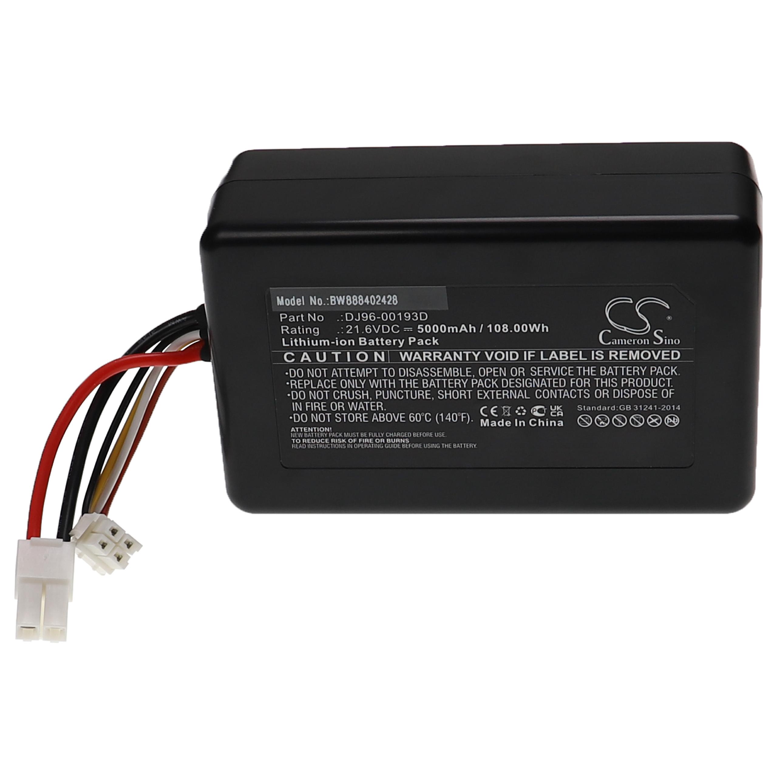 Vhbw Batterie Remplacement Pour Samsung Dj D Pour Aspirateur