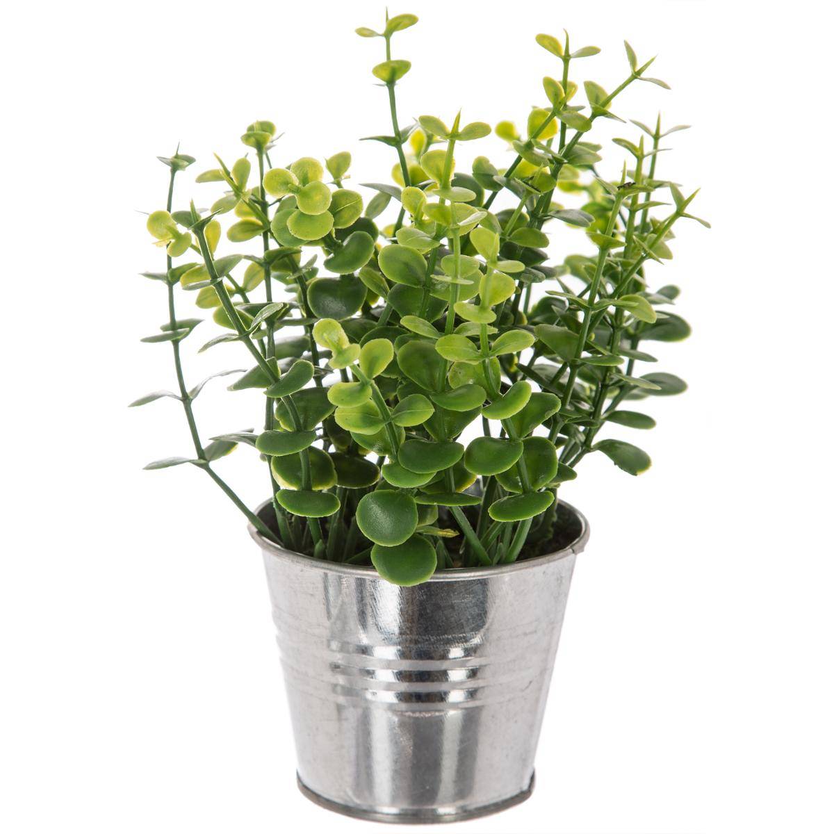 Plante Artificielle Pot En M Tal H Cm Atmosphera Cr Ateur D