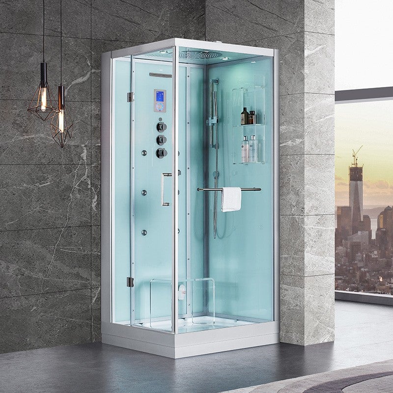 Cabine Douche Hammam Archipel Pro 95G 95x95cm 1 Place Leroy Merlin