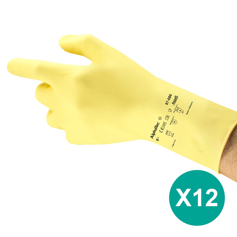 Paires Gants De Protection Chimique Latex Imp Rm Ables Multi