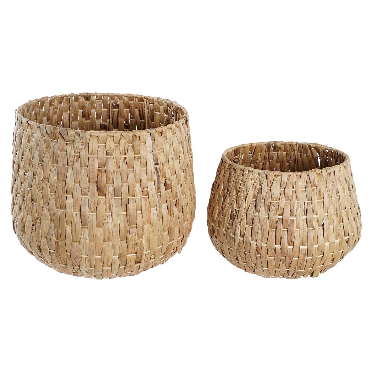 Set Di Vasi Dkd Home Decor Naturale Fibra X X Cm Leroy Merlin