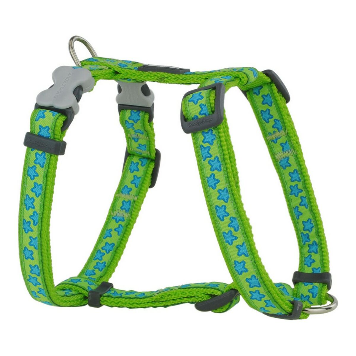 Arnés para Perro Red Dingo Style Estrella Verde 30 48 cm Leroy Merlin