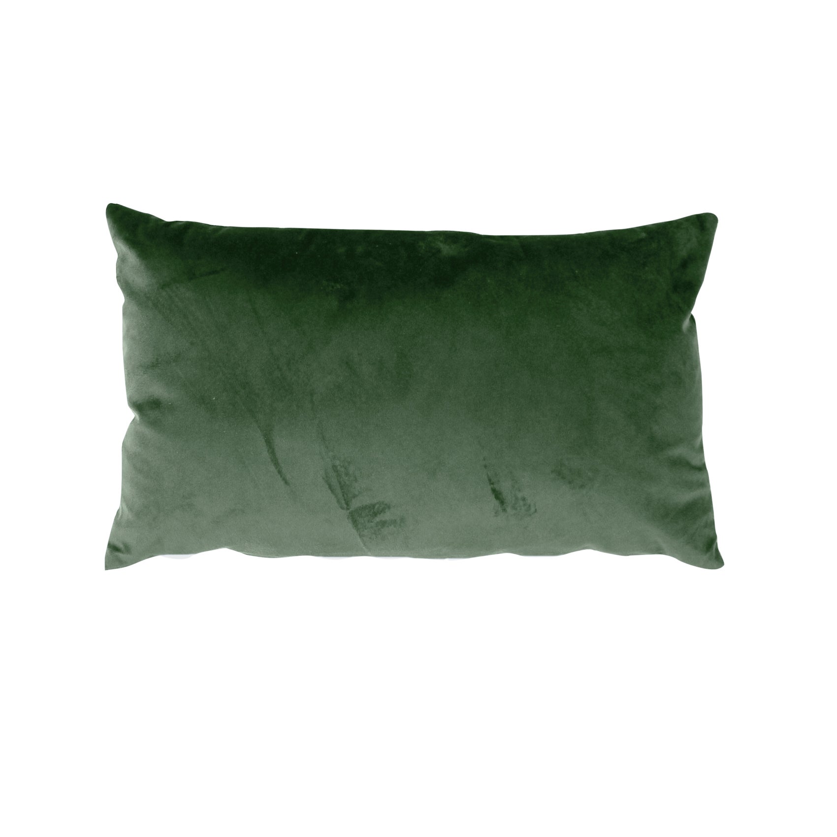 Coussin D Houssable En Velours Uni Vert X Cm Velours Leroy