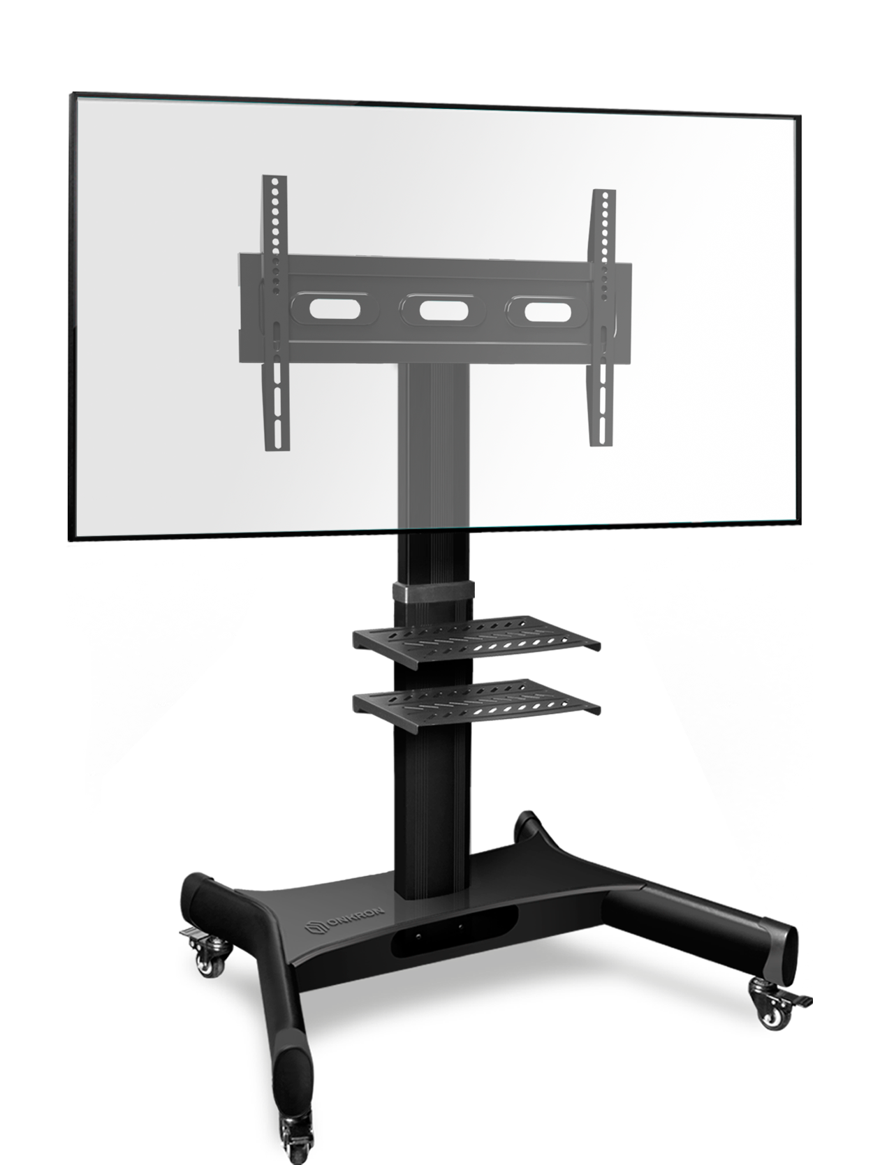 ONKRON TS1661 Support TV sur pied à roulettes pour des téléviseurs de