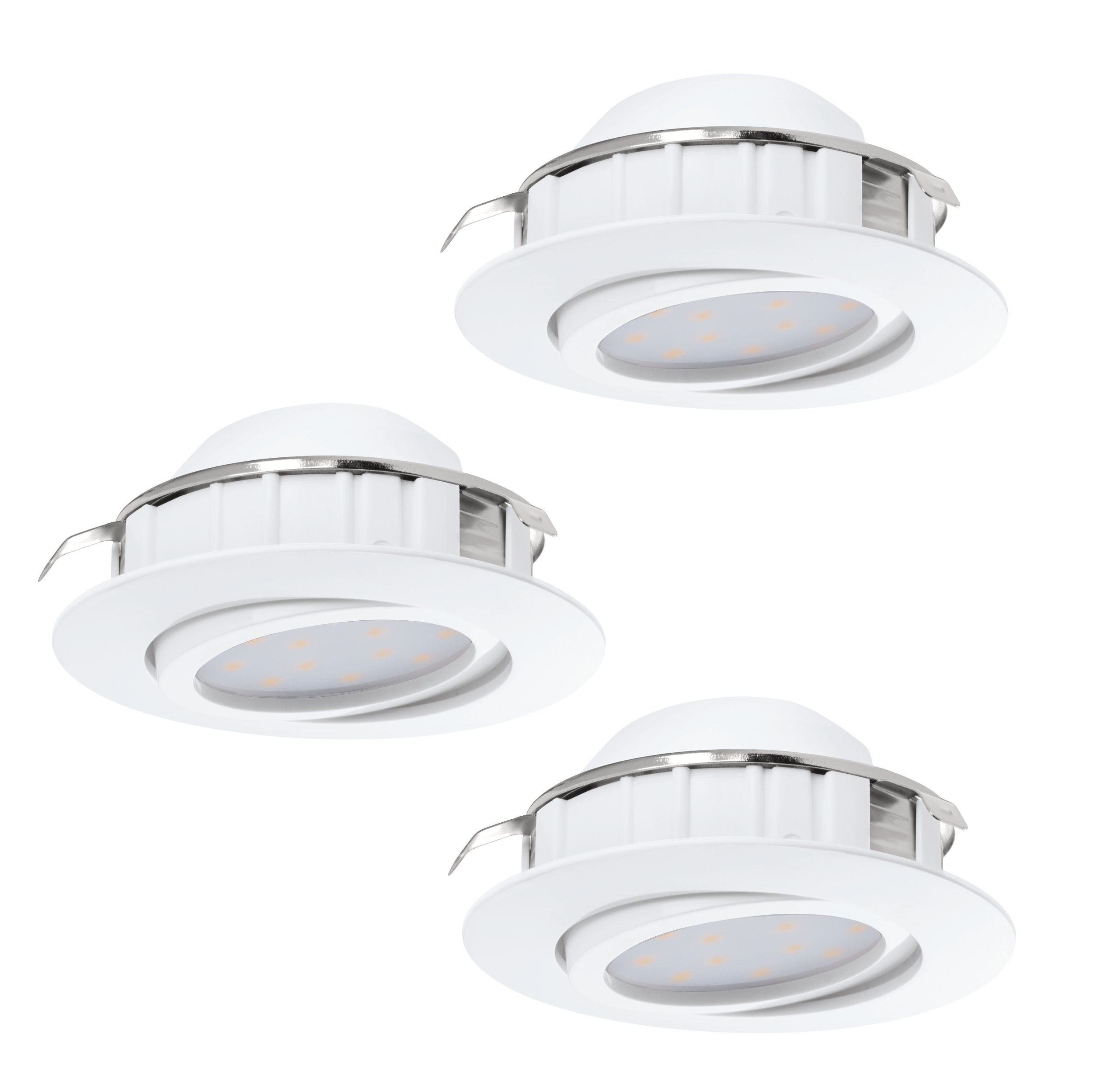 Luminaire Encastrable EGLO Spot Encastrable PINEDA Blanc LED Dimmable