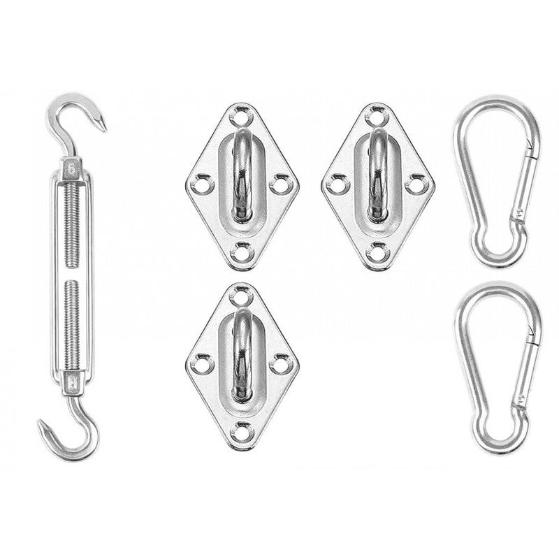 Kit De Fixation Pour Voile D Ombrage Triangulaire En Acier Inox