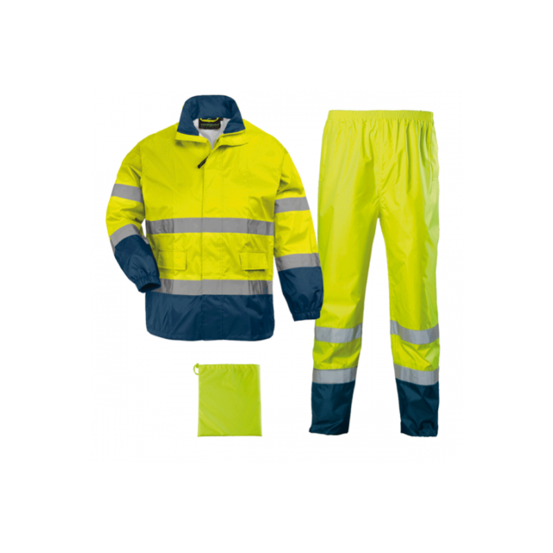 Ensemble De Pluie Taille M COVERGUARD HI WAY Breathane Hi Viz Jaune