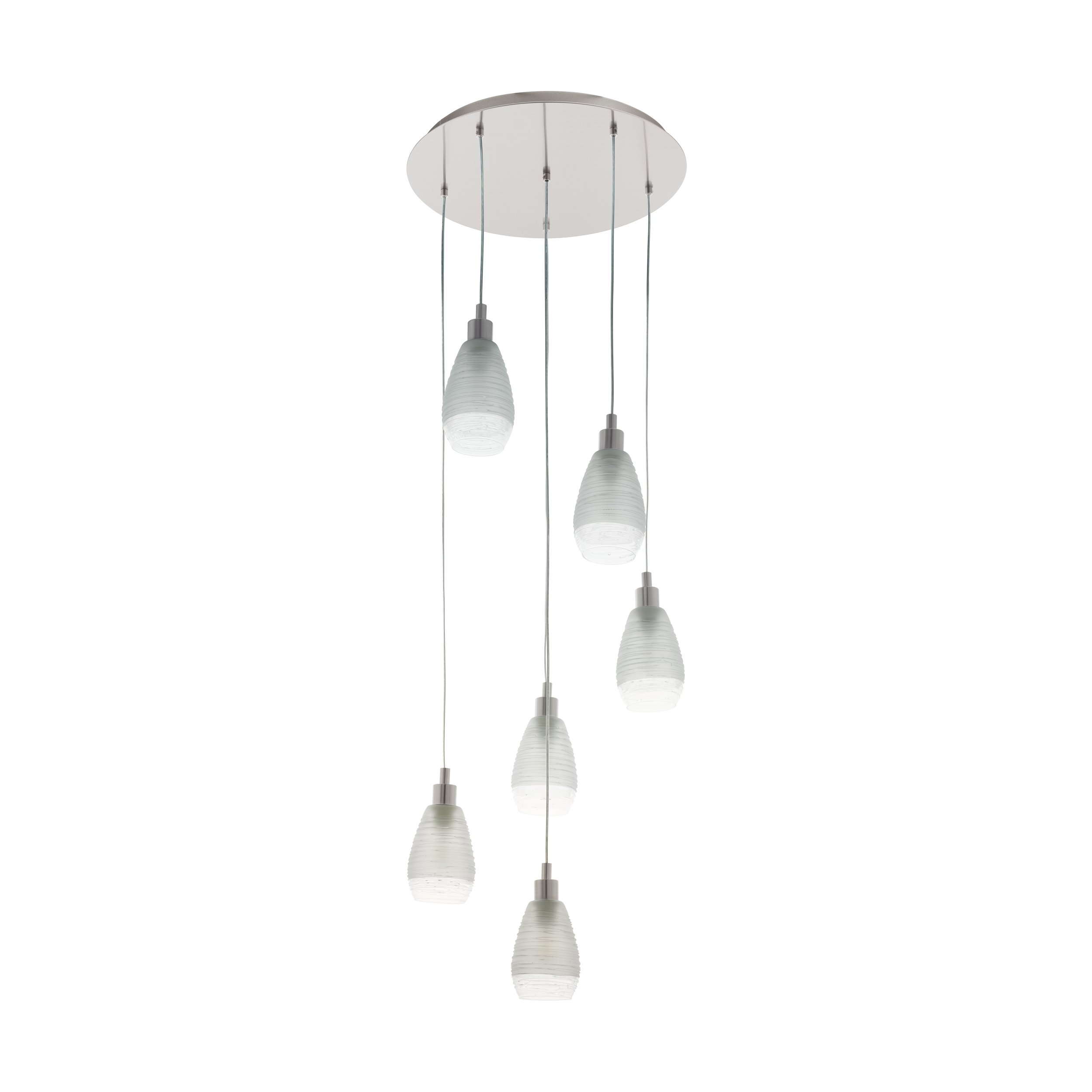 Luminaire En Suspension Eglo Suspension Siracusa X E En Acier Et