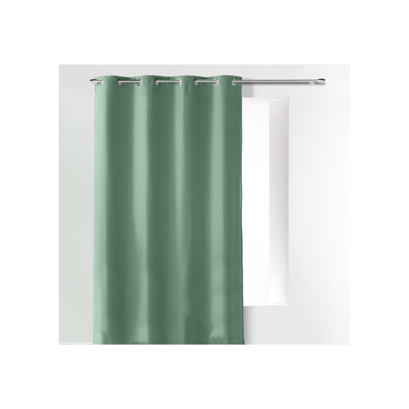 Rideau Oeillets En Microfibre Absolu Vert Sauge X Cm