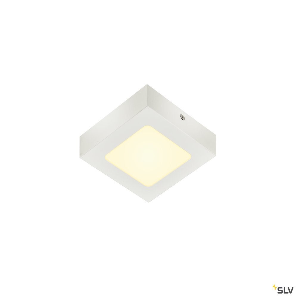 Applique et plafonnier intérieur SLV SENSER 12 carré blanc mat LED