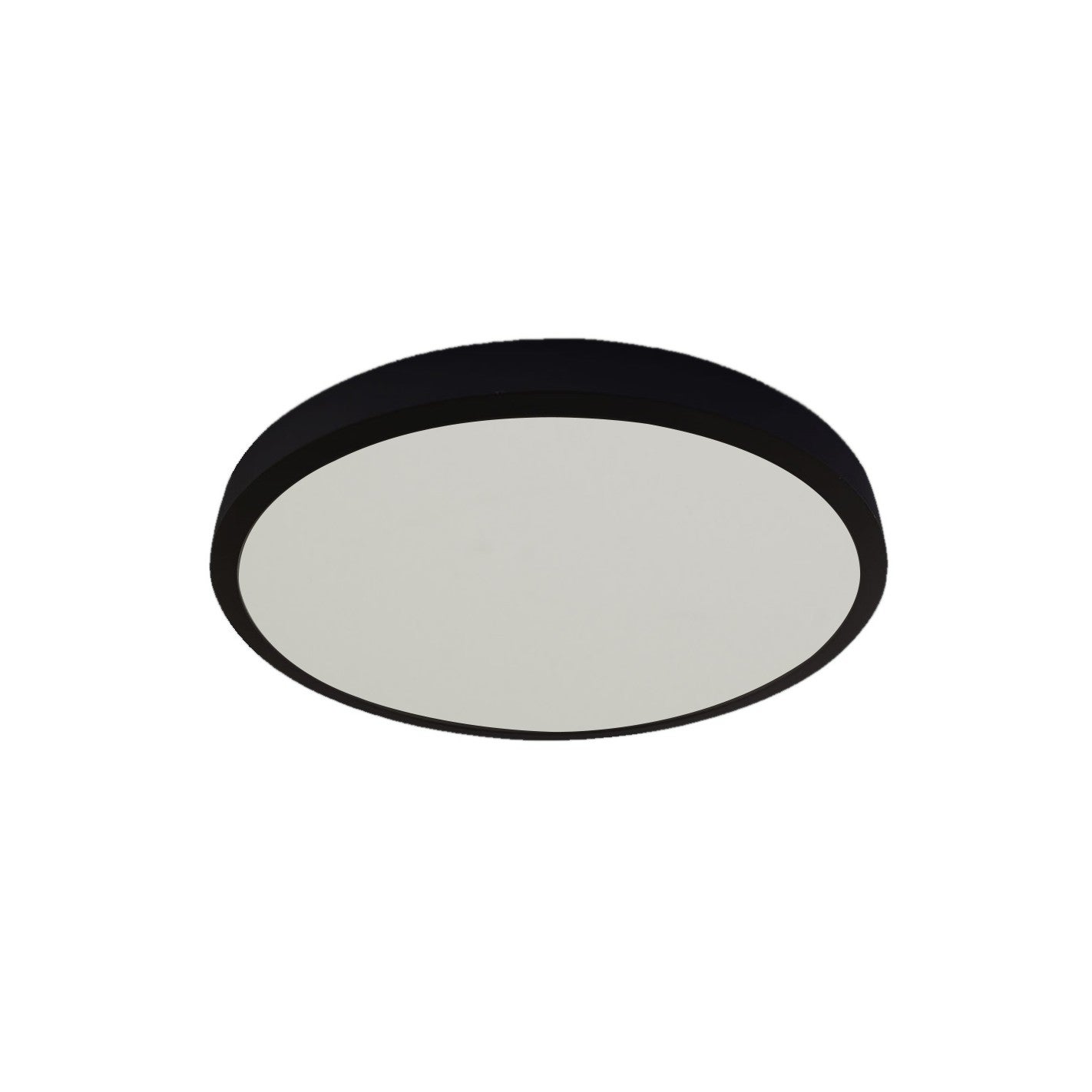 Downlight LED negro redondo ultrafino 24W Negro Fría 6000K Leroy Merlin