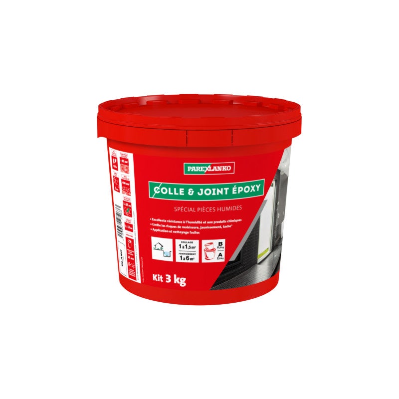 Colle Joint époxy PAREXLANKO Blanc 3 kg 03372 Leroy Merlin