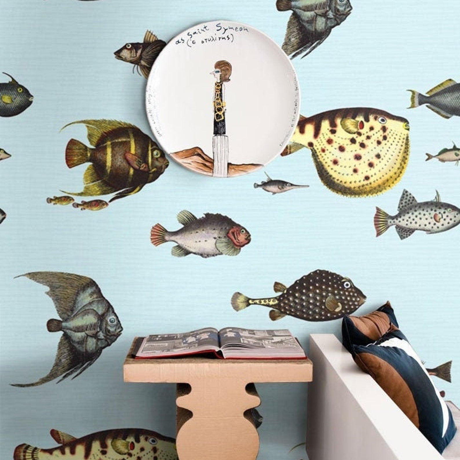 Papel Pintado Peces Tropicales Wallpapers4Beginners Leroy Merlin