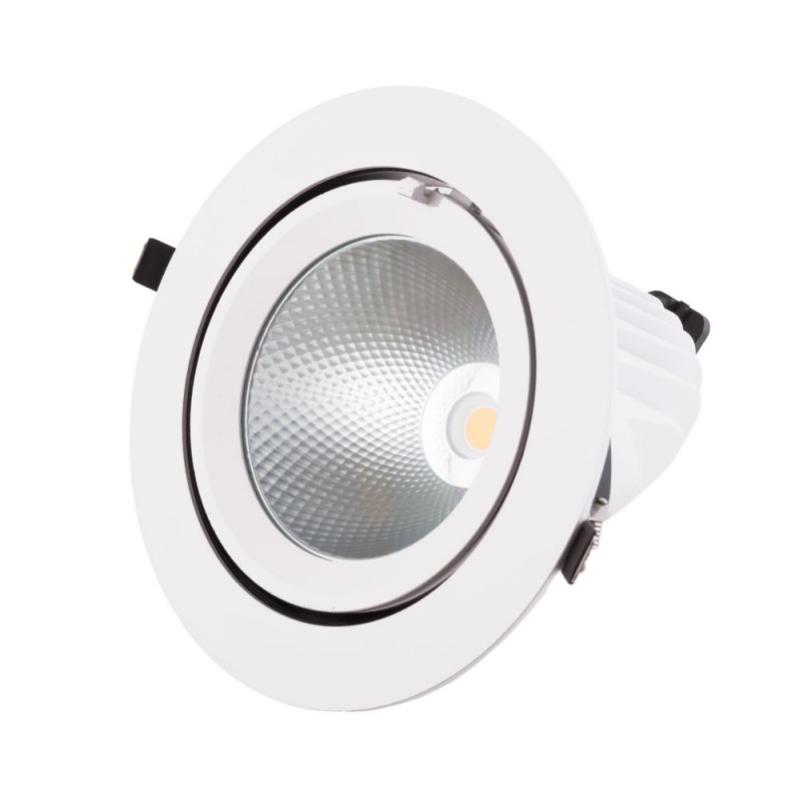 Foco Downlight LED 40W 3760Lm 3000ºK Circular Orientable 30 000H HO