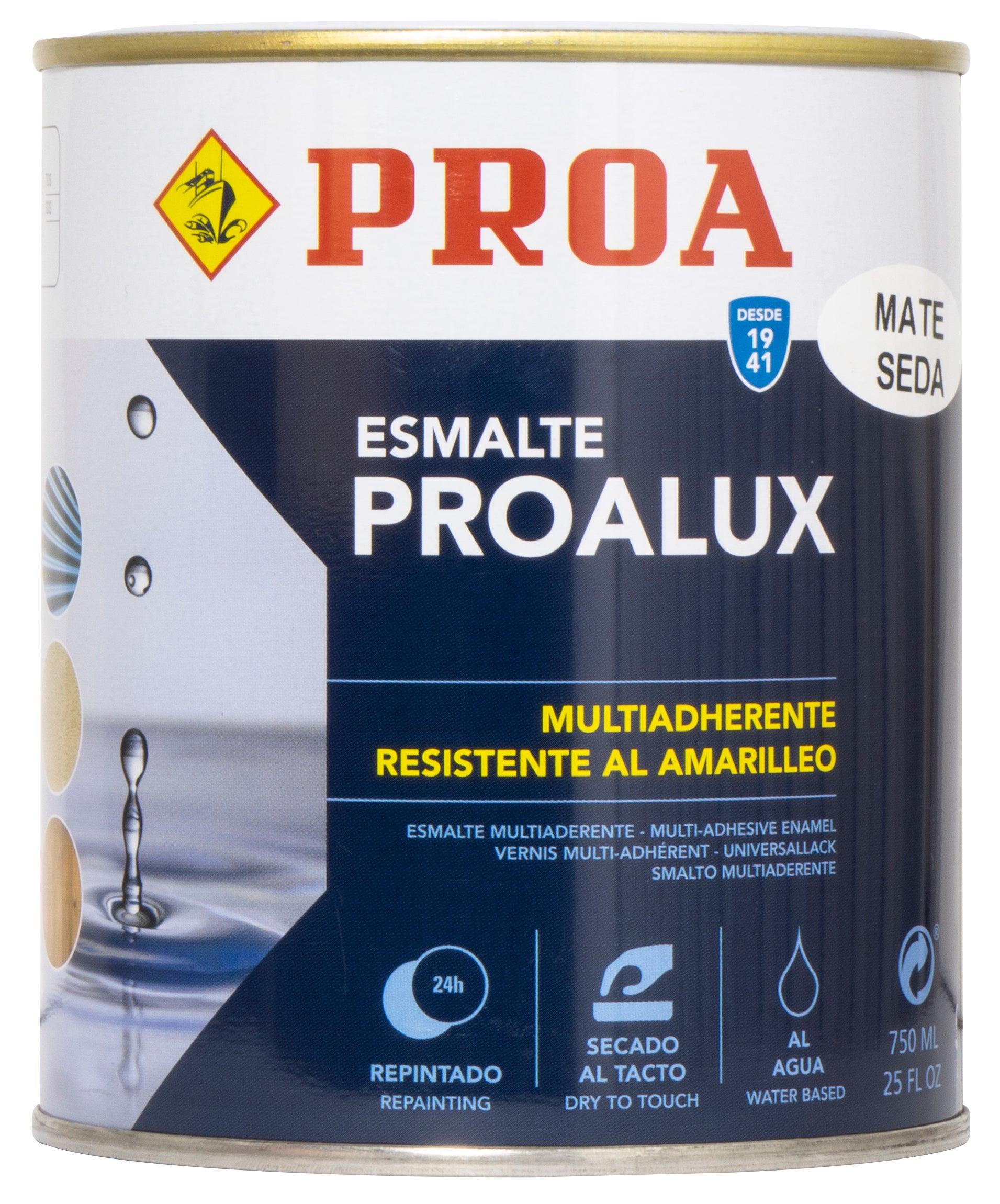 Proalux Esmalte Al Agua Multiadherente Multisuperficie Mate Proa