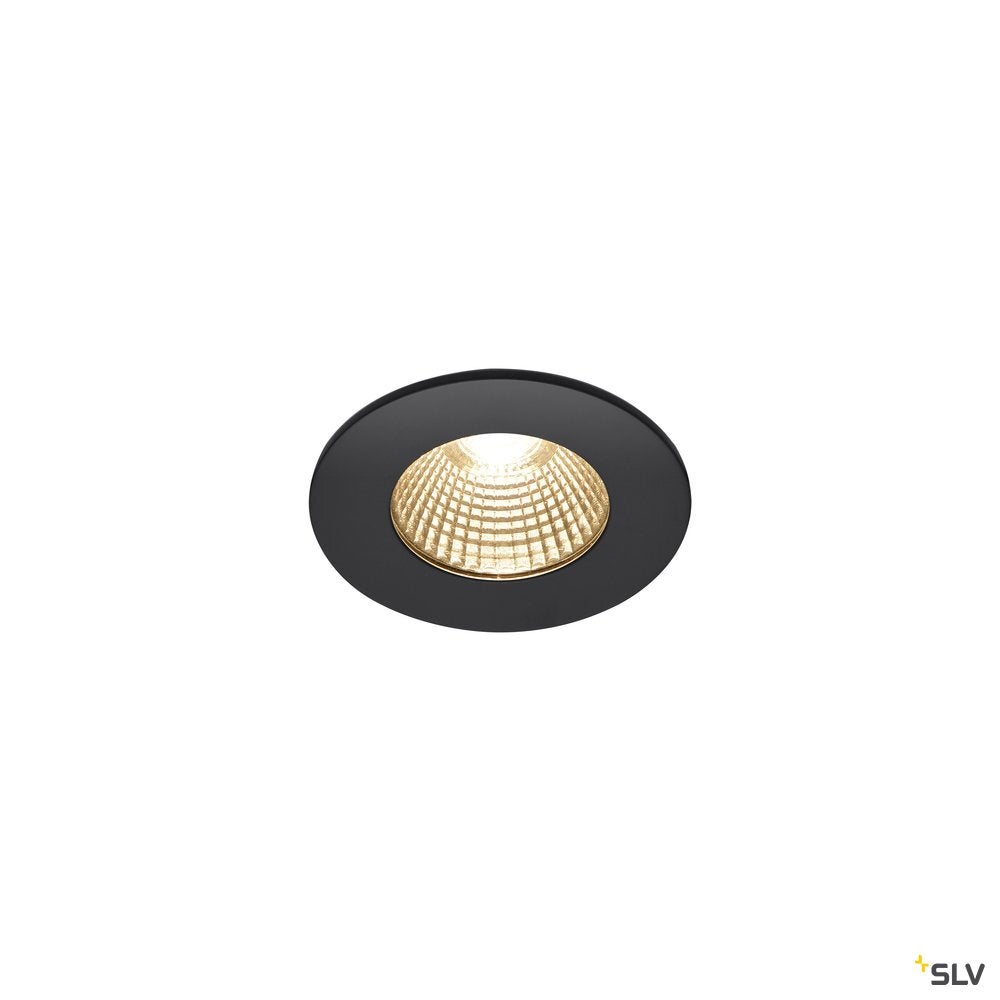 Luminaria Led Empotrable Exterior Slv Patta I Redonda Negro