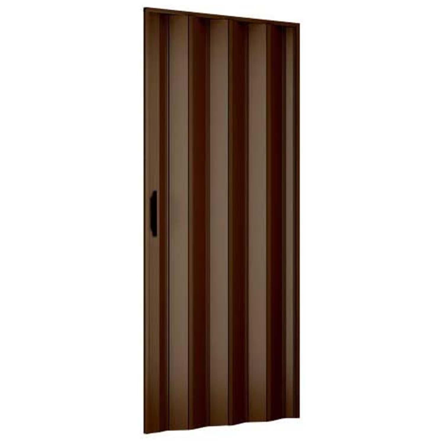 Puerta Plegable De Interior En Kit De Pvc Nuez X Cm Mod Simona