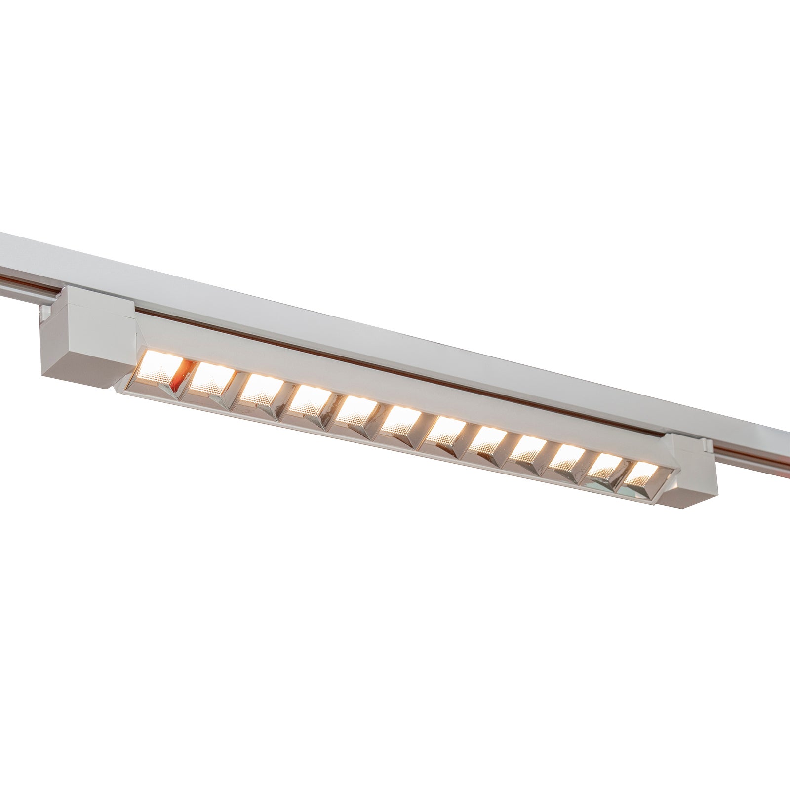 Faretto Binario Track Monofase Barra 12 LED 26W Resa 312W Luce Spot