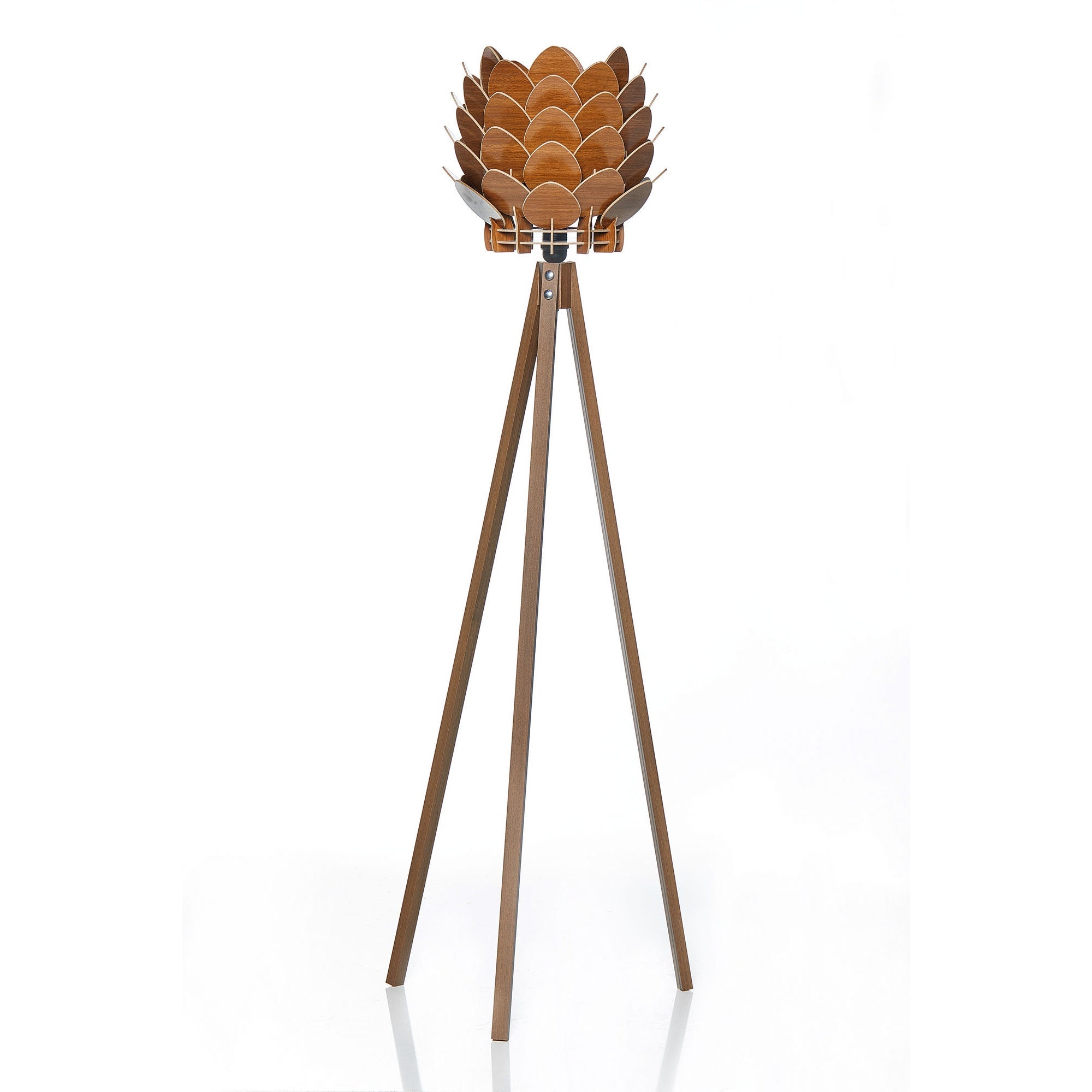 Lampadaire Structure En Mdf Couleur Noyer Leroy Merlin