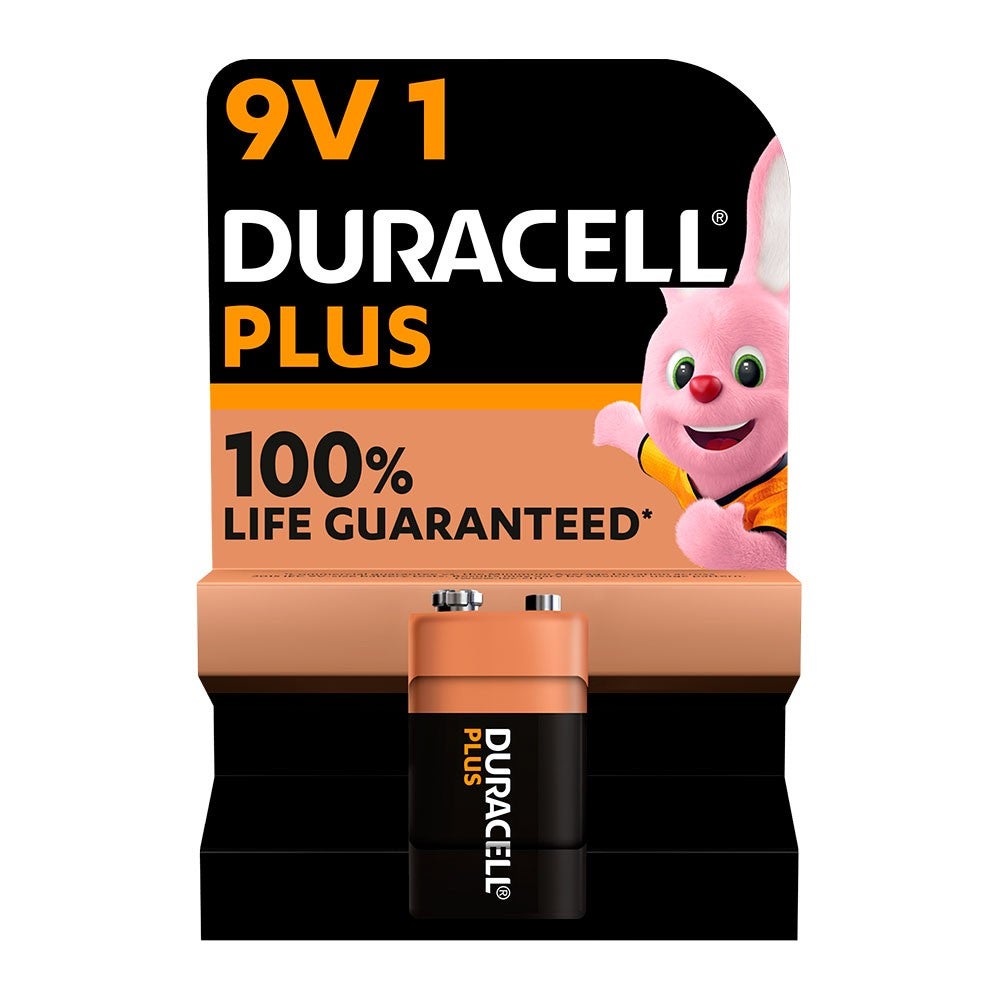 Pile Alkaline Duracell Plus Power 6lr61 9v Blister 1 Unit 26 5x17