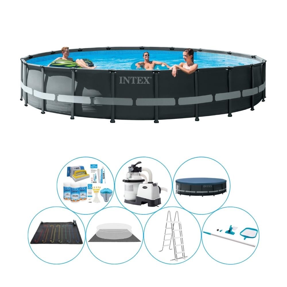 Pack De Piscine Intex Ultra XTR Frame Ronde 610x122 Cm Leroy Merlin