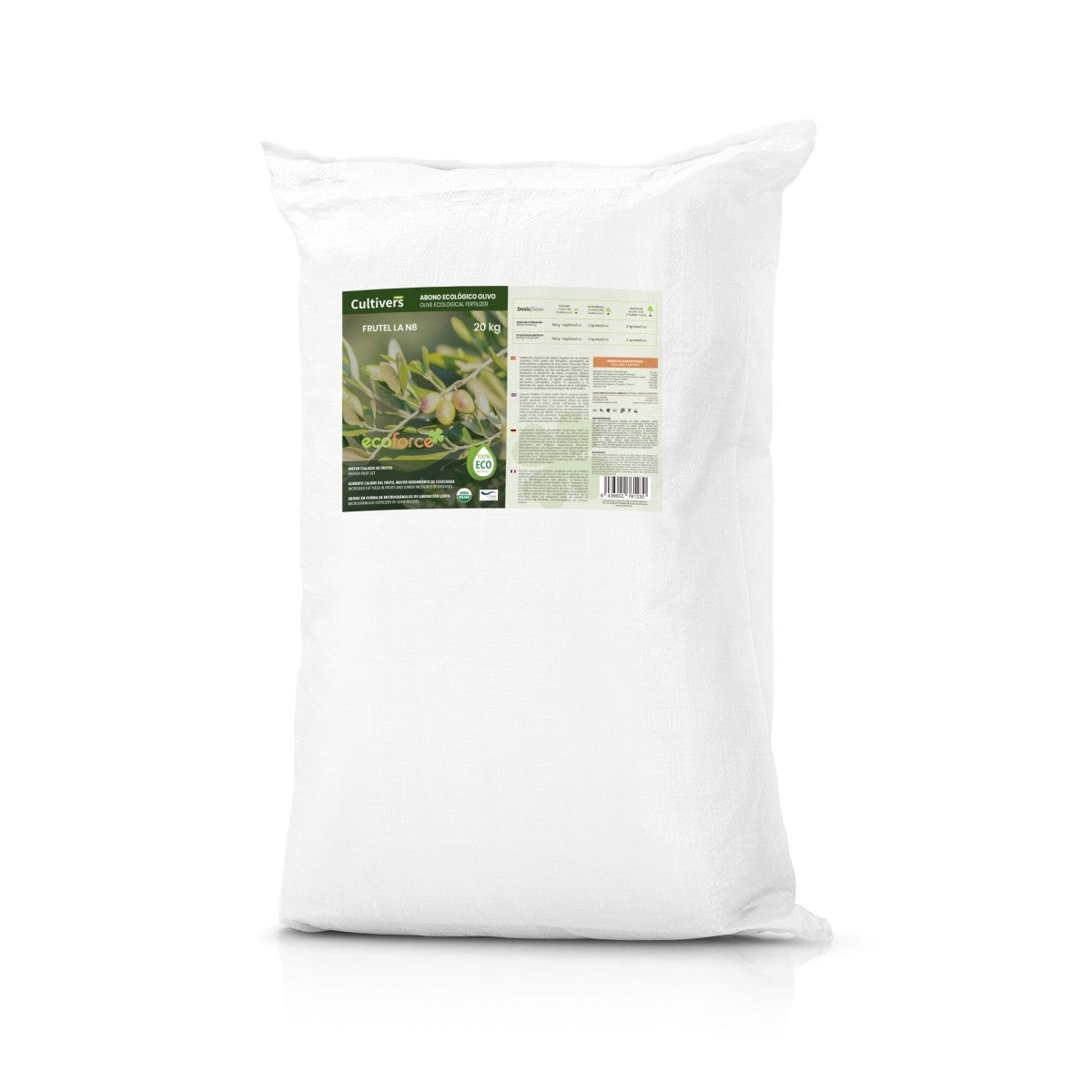 CULTIVERS Engrais naturel Pour Olives Et Plantes Méditerranéennes 20 Kg