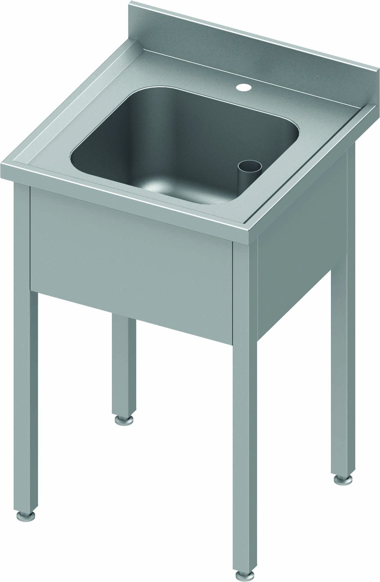 Plonge Inox 1 Ou 2 Bacs Sans Egouttoir Gamme 600 Stalgast Leroy