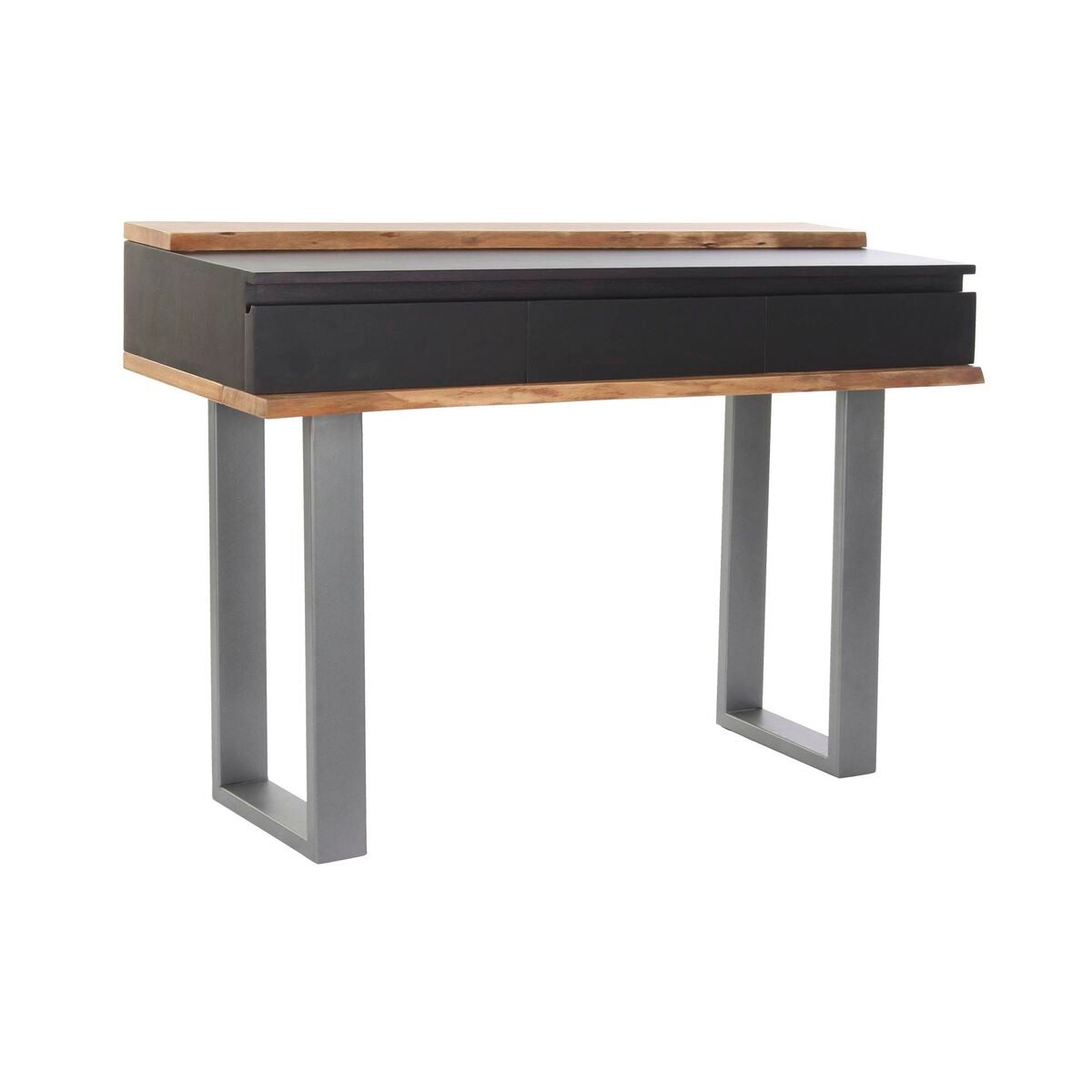 Consola DKD Home Decor Negro Marrón Gris oscuro Madera de mango 115 x