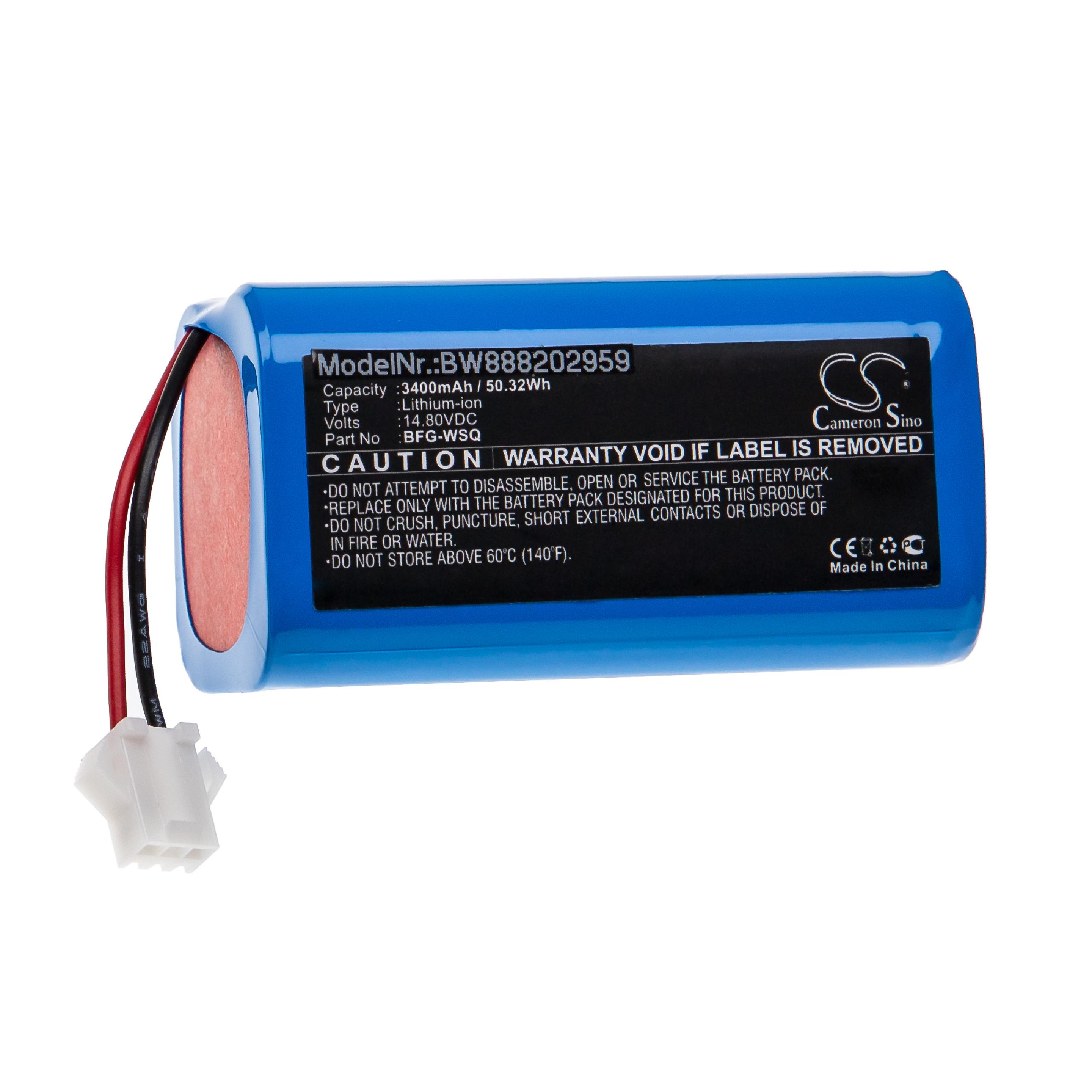 Vhbw Batterie Remplacement Pour Proscenic CMICR18650F8M7 4S1P Pour