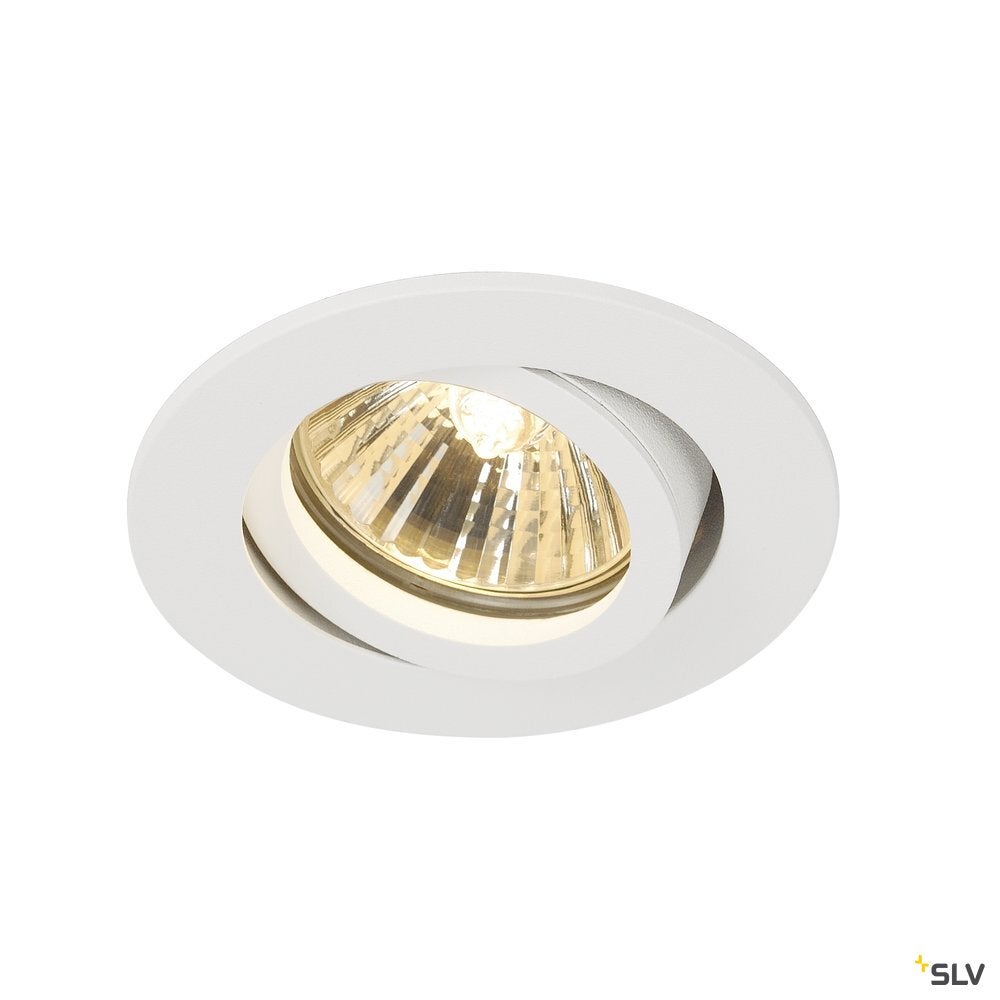 Encastr De Plafond Int Rieur Slv New Tria Simple Rond Blanc