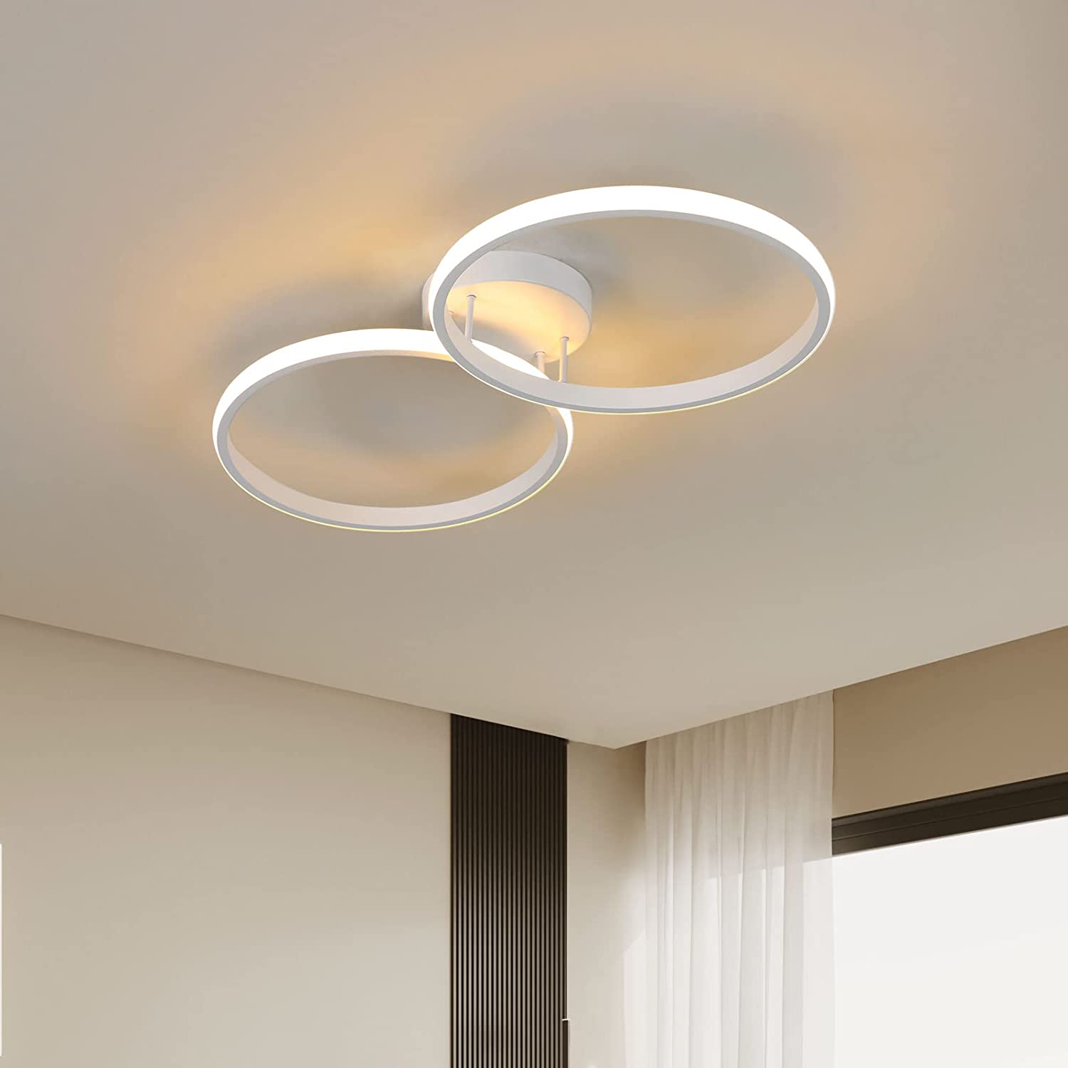 Plafonnier Led Moderne W Luminaire Plafonnier Design Cr Atif