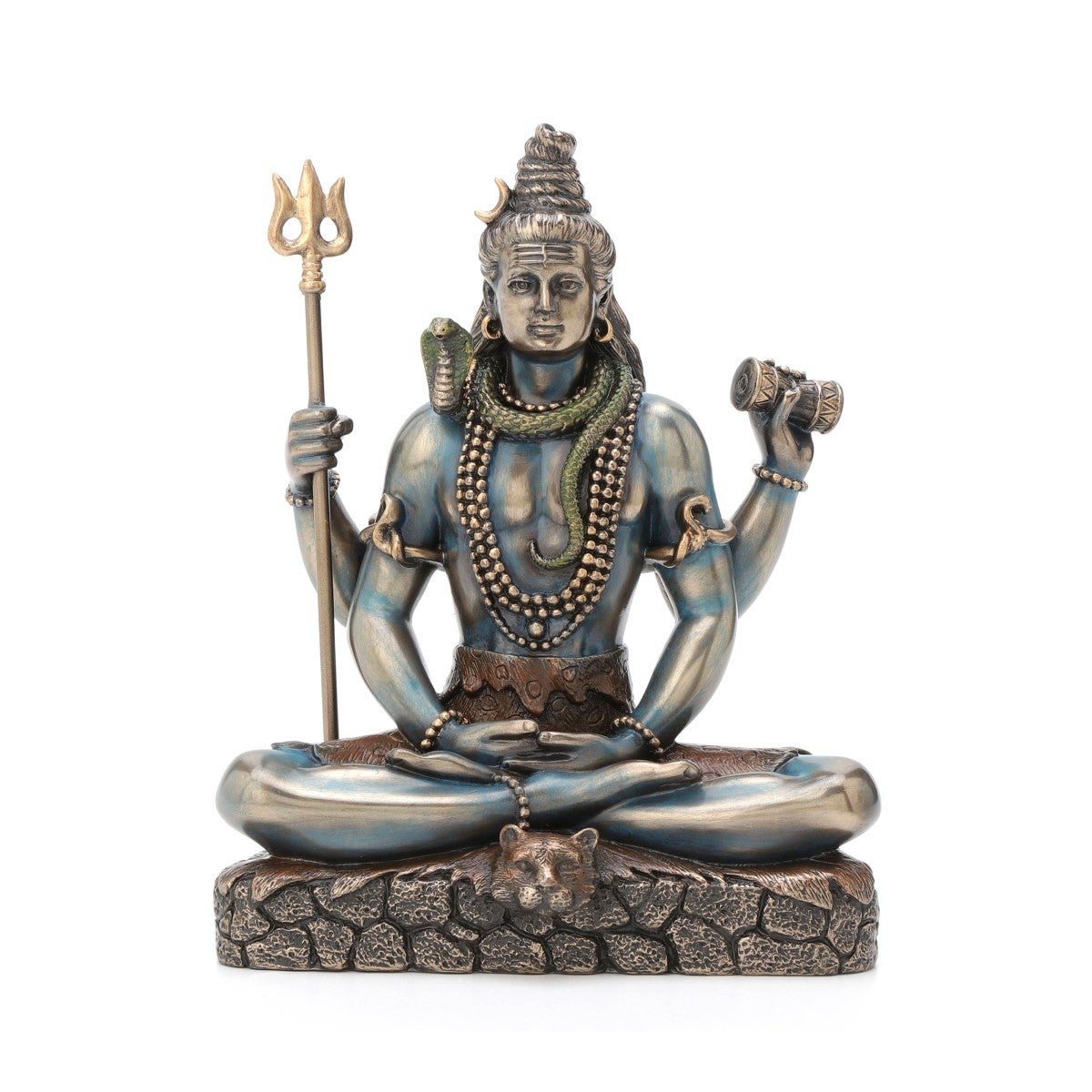 By SIGRIS Figura Shiva Sentado Crudo De Resina 15 7 13cm Figura De Buda