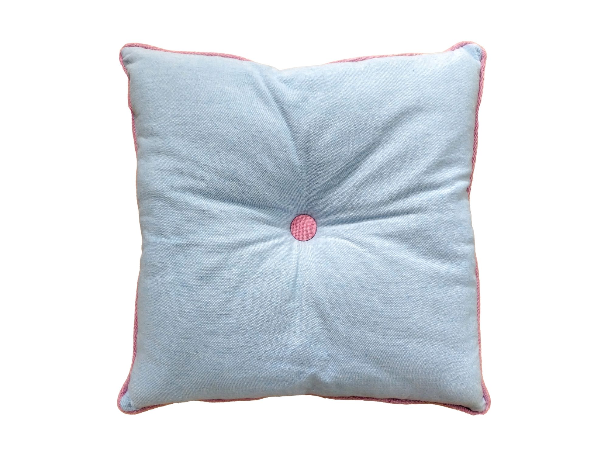 Coussin Bouton X Cm Avec Passepoil Rembourrage Inclus Leroy