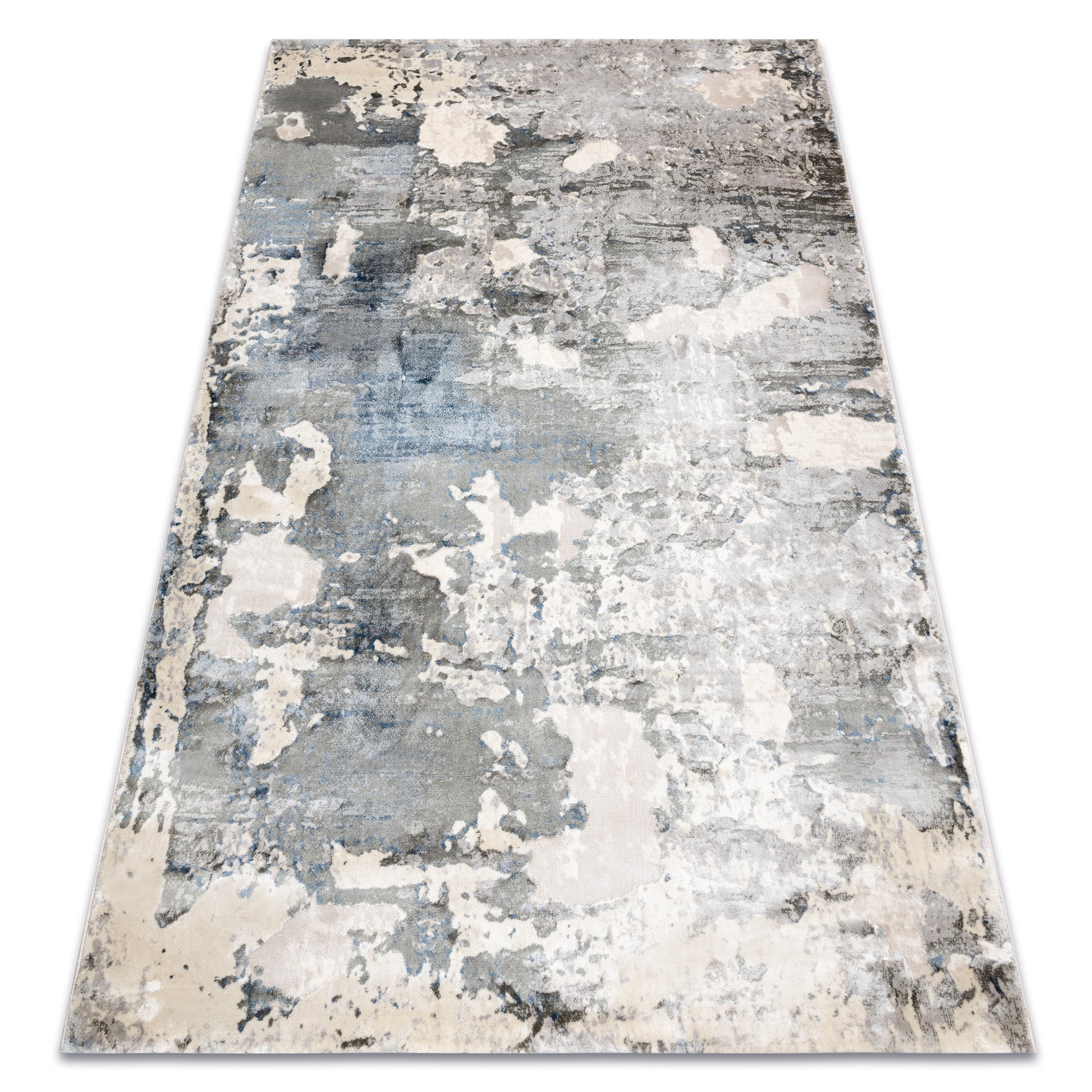 Alfombra acrílica ELITRA 6206 Abstracción vintage gris azul 240x350