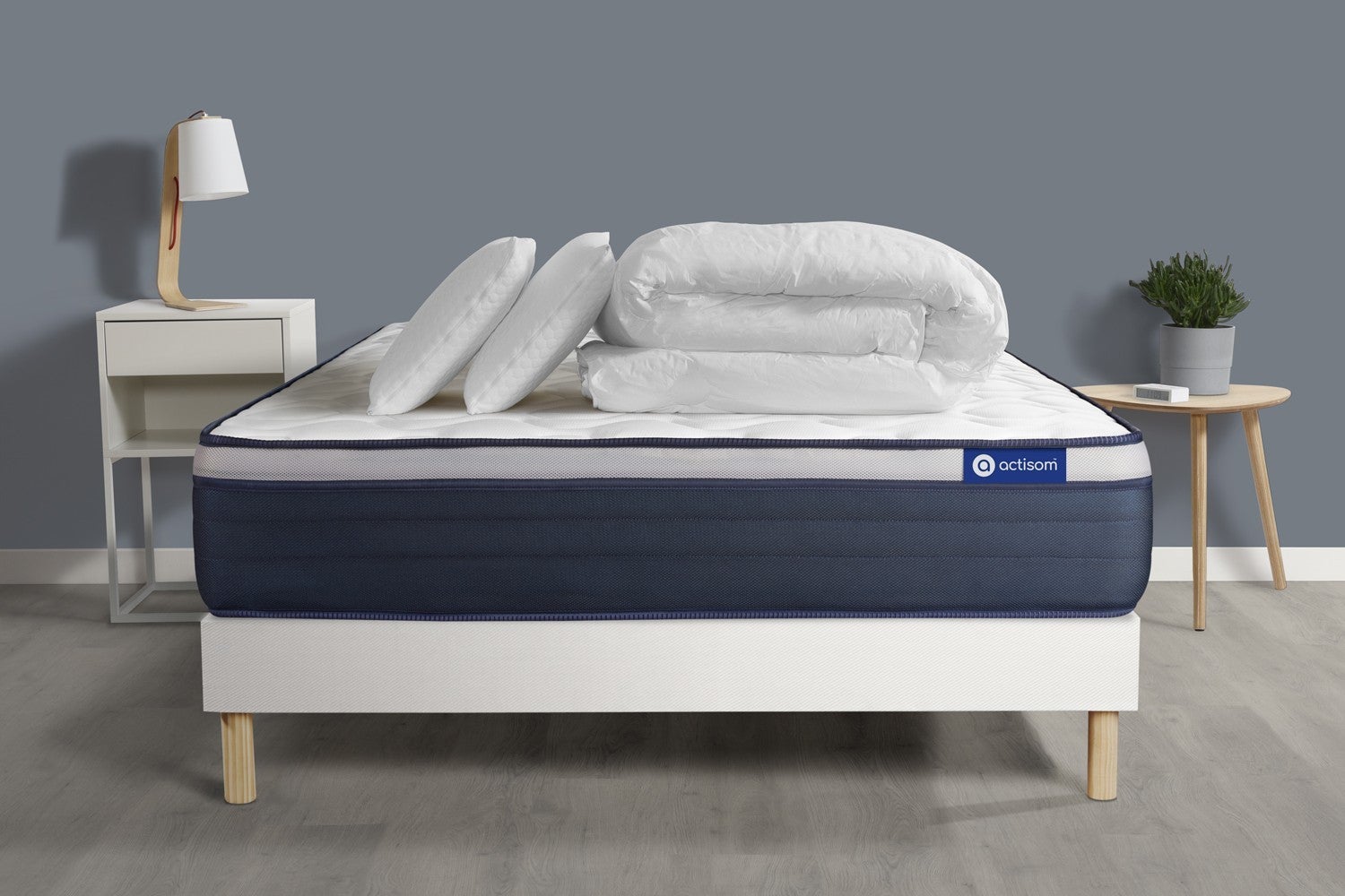 Matelas X Cm Actiflex Max Ressorts Ensach S Et M Moire De