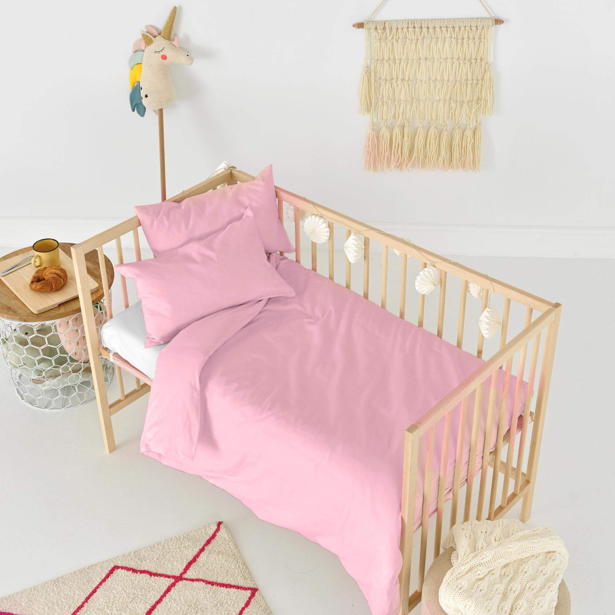 Basic Parure housse de couette Lit Bébé 115x145 cm Leroy Merlin