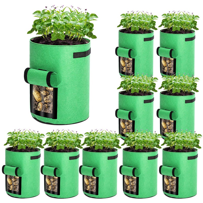 Pcs Sac Plantes Sac De Plantation Avec Poign Es Kit De Jardini Re