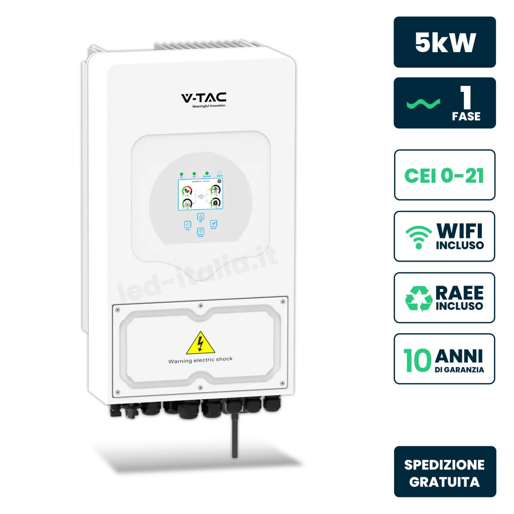 Onduleur Photovolta Que Hybride Kw Monophas On Grid Off Grid Deye