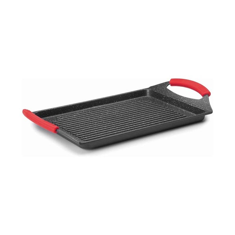 Plancha Grill Eco Piedra Negro Aluminio X Cm Lacor Leroy