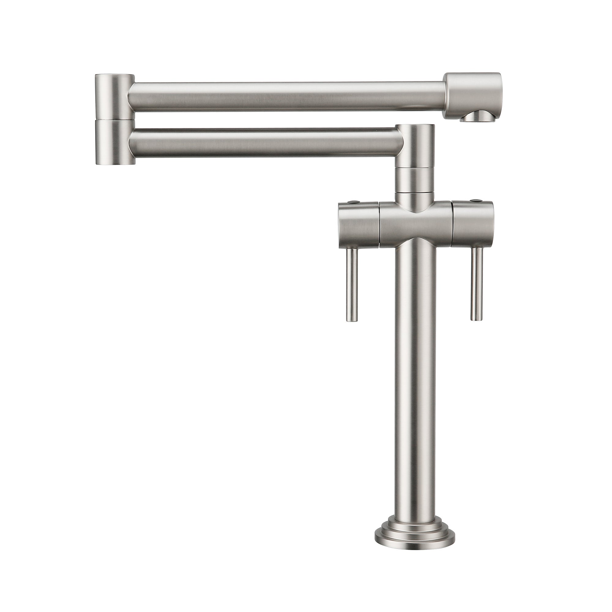 Robinet M Langeur De Cuisine Style R Tro Nickel Bross Leroy Merlin