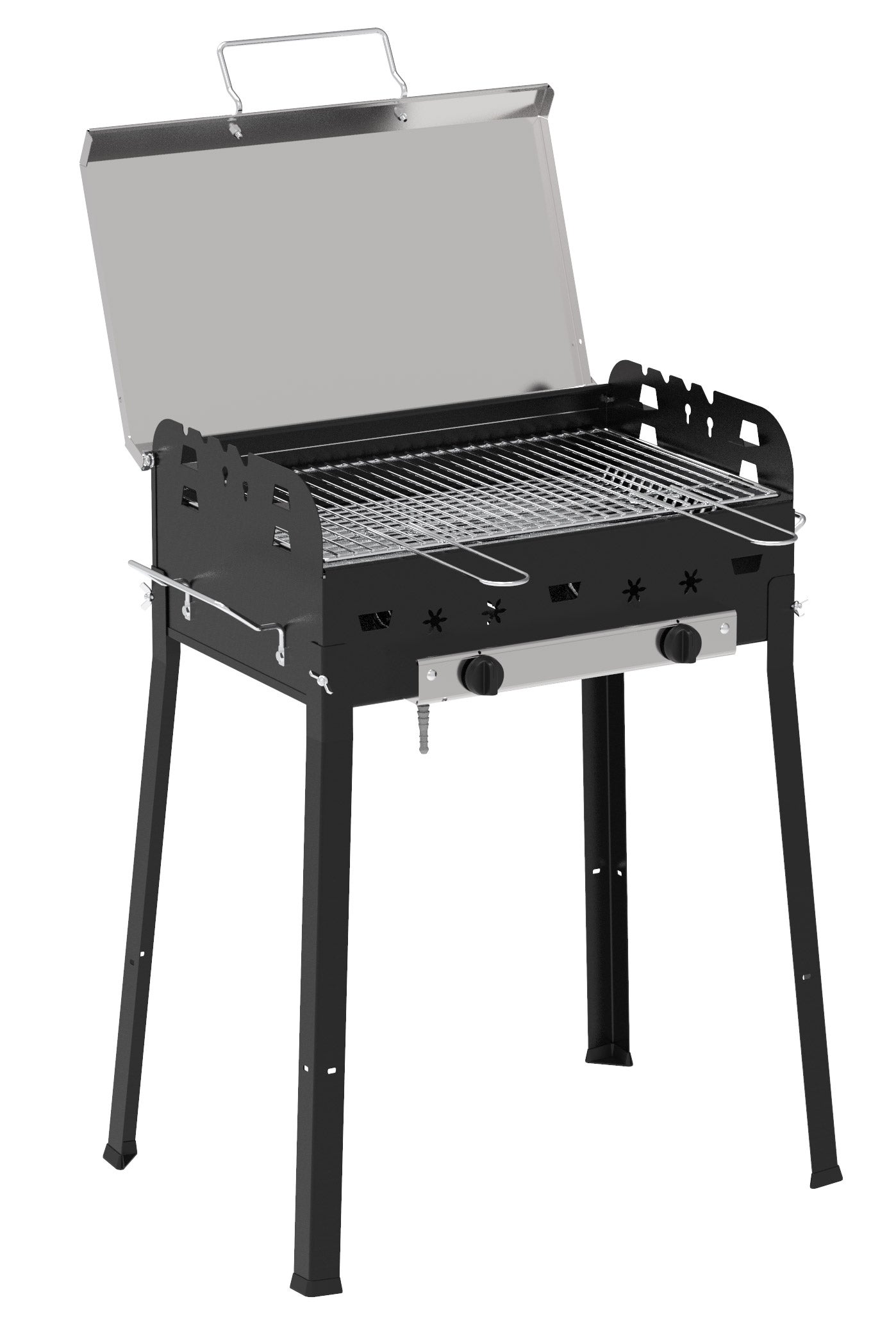 Barbecue Gas Roccia Eco Ferraboli Fuochi Cm X H Cm Leroy Merlin